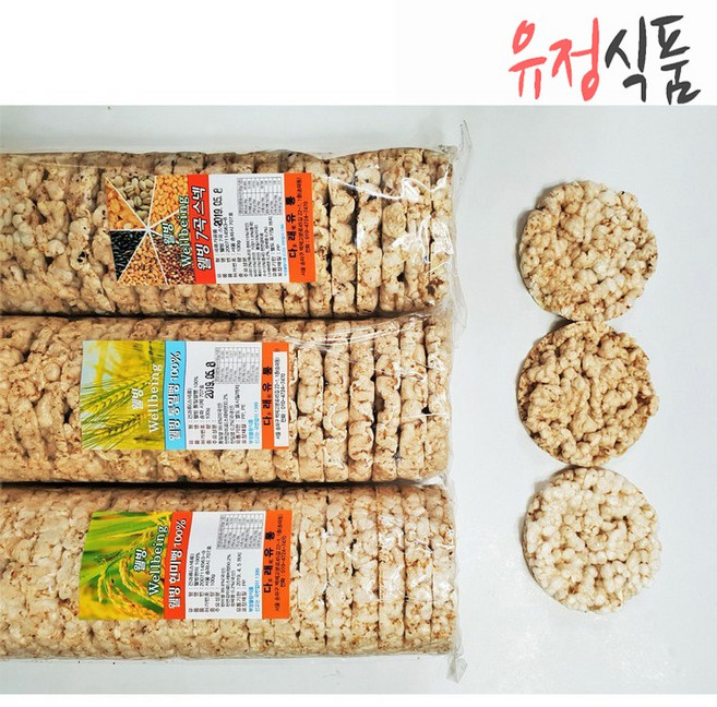 다래유통 웰빙통밀100%뻥튀기 6봉, 6개