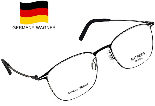 [당일발송] 페이스오프 초경량 5g 독일 와그너 안경테 사각 스퀘어 가벼운 안경