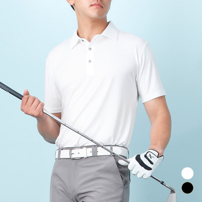 베네스트 여름 남성 반팔 골프티셔츠 카라 골프웨어 BS10