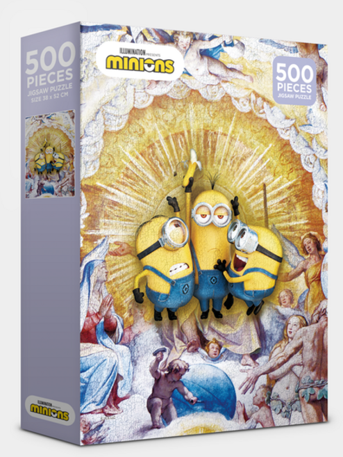 미니언즈의 창조 직소퍼즐 AL5312, 500피스, 혼합색상