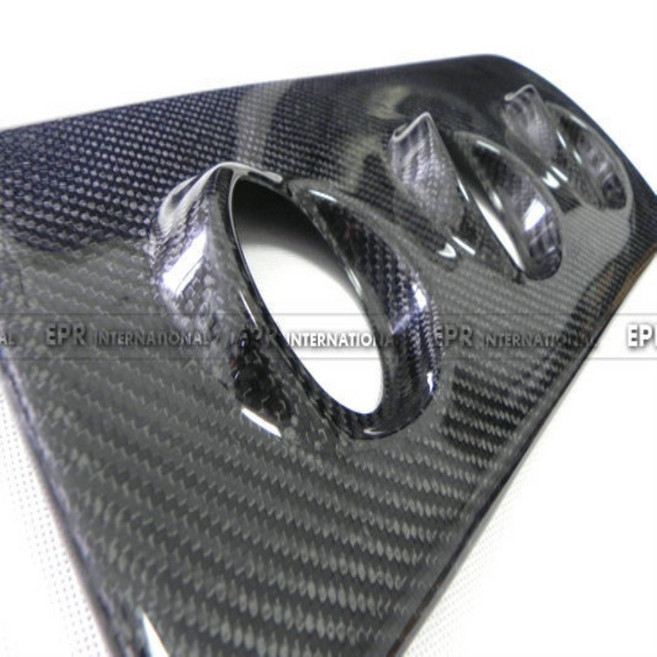 토요타 수프라 MK4 불의 왕 JZA80 카본 파이버 3홀 계기판 시트에 적합하며 조수석은 우측으로 장착됩니다., 03 Carbon fiber - hole