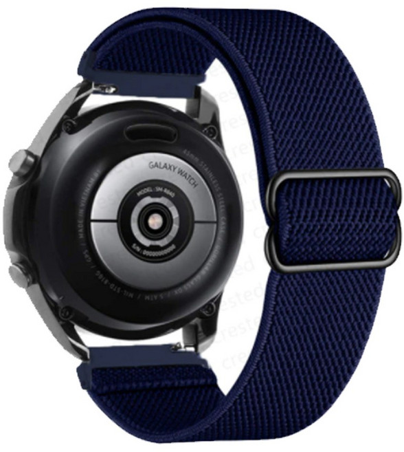 스토리링크 갤럭시 워치7 6 5 4 40mm 44mm 프로 45mm 클래식 43mm 47mm호환 스트랩 시계줄 가죽 메탈 밀레니즈루프 스포츠루프, 12.플렉서블 밴드_네이비, 1개