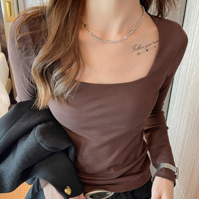 로렌미 모어 스퀘어넥 긴팔티 S25SPT031820