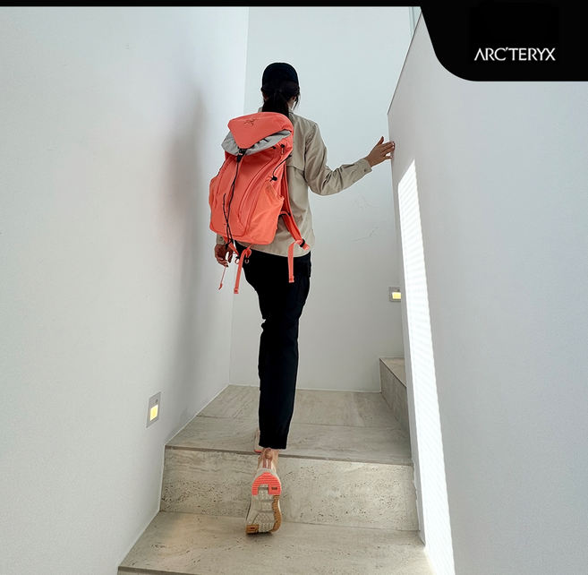 정품 아크테릭스 맨티스 20 백팩 남녀공용 등산 배낭 트레킹 가방 + 더스트백 증정, SOLASTA(STA)