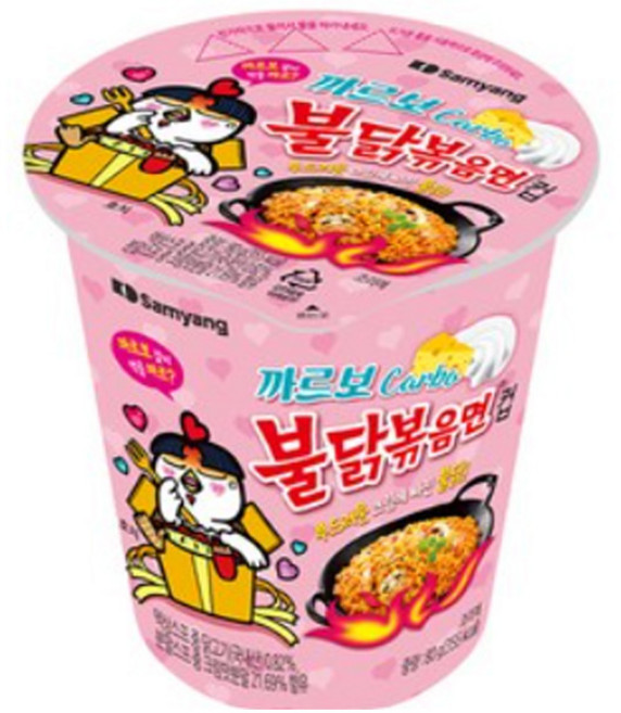 불닭볶음면 까르보 컵 80g, 6개