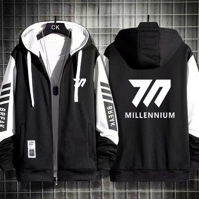 ZCBV블루아카이브 바람막이 자켓 후리스 긴팔 일상 코스프레 굿즈