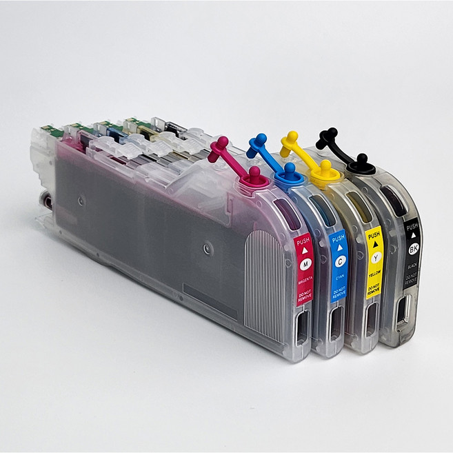 브라더 LC462 대용량 무한공급기 칩포함 MFC-J2740/ 무공잉크, 1세트, 브라더MFC-J2740DW용 (잉크완충/칩포함)