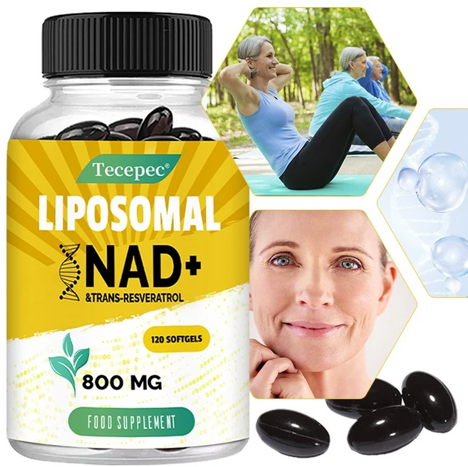 리포좀 NAD+ 트랜스 레스베라트롤 800mg으로 세포건강과 신진대사 건강한 에너지 높은 흡수율, 3박스, 120정 - 쿠팡