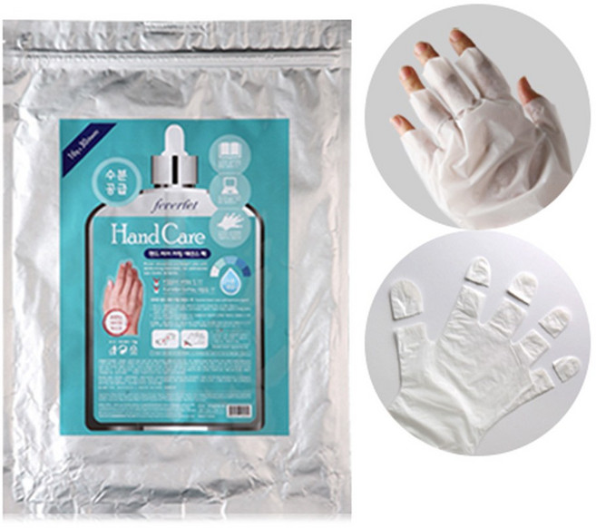 피버렛 핸드케어 커팅 에센스 팩 30매/ 휴대폰 사용이 가능한 손팩/ 미용실추천/ 네일샵 추천 손팩/ 핸드팩, 5g, 30개, 1팩