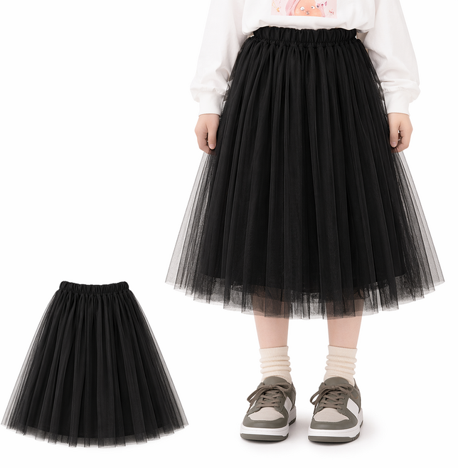 유아 여아 롱스커트 봄 여름 가을 간절기 샤 나들이룩 등원룩