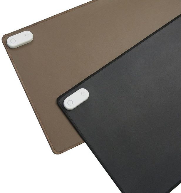 유로 전자파제로 K기술 데스크 온열패드 온열마우스패드, 1개, 브라운