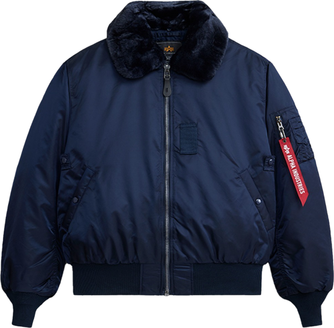 ALPHA INDUSTRIES 알파 인더스트리 B-15 플라이트 자켓 레플리카 블루 234785