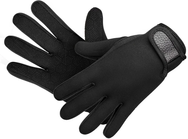 네오프렌 방수 미끄럼 방지 다이빙 장갑 수영 겨울용 서핑 스노클링 1 5mm 두께, L, Black