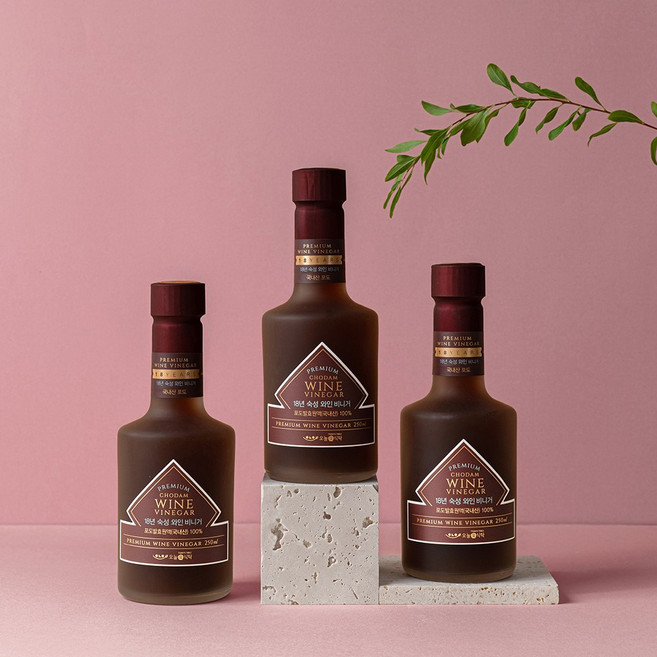 초담 18년 숙성 와인비니거 3본입