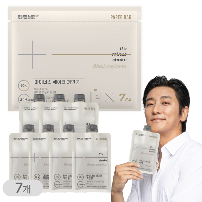 페이퍼백 마이너스 쉐이크 까만콩, 420g, 1개
