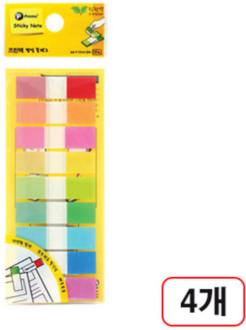 프린텍)팝업플래그(9색/44*12/10매)/F4412-9 4개입