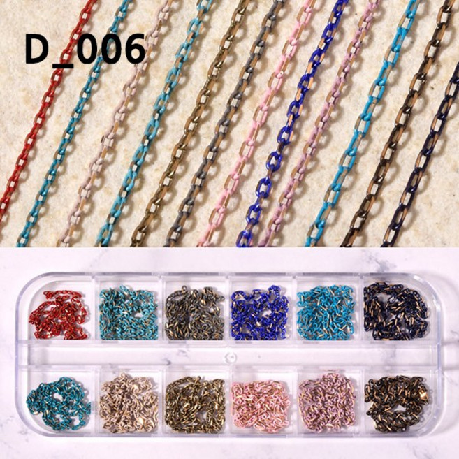 치프몰 스톤 네일 파츠 세트 81종, 1개, D_006