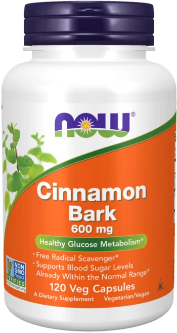 나우푸드 시나몬 바크 600mg 캡슐, 1개, 120정 - 쿠팡