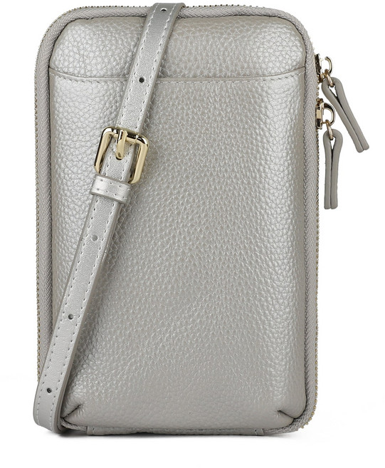 More Farther 여성 소가죽가방 데일리 핸드폰 가방 신축 키홀더미니 크로스백