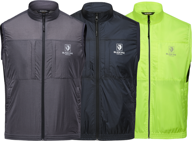 블랙야크 공용 등 목 겨드랑이 통풍 25년 선풍기조끼 (선풍기+배터리 포함) 에어 쿨링 베스트