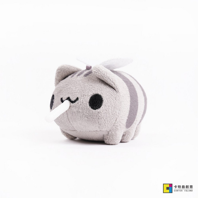 咖波 蚊子貓蟲 8cm 絨毛娃娃吊飾, 1個