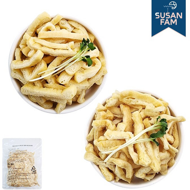 냉동 유부슬라이스 1kg 유부채 김밥 우동 고명, 1개