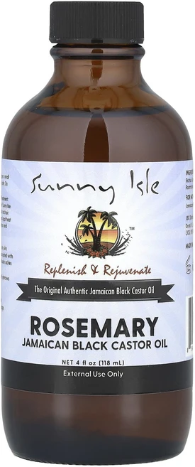 Sunny Isle 로즈메리 자메이카 블랙 캐스터오일 118ml(4fl oz), SunnyIsle로즈메리자메이카블랙캐스터오일118ml4, 1개, 118ml - 쿠팡