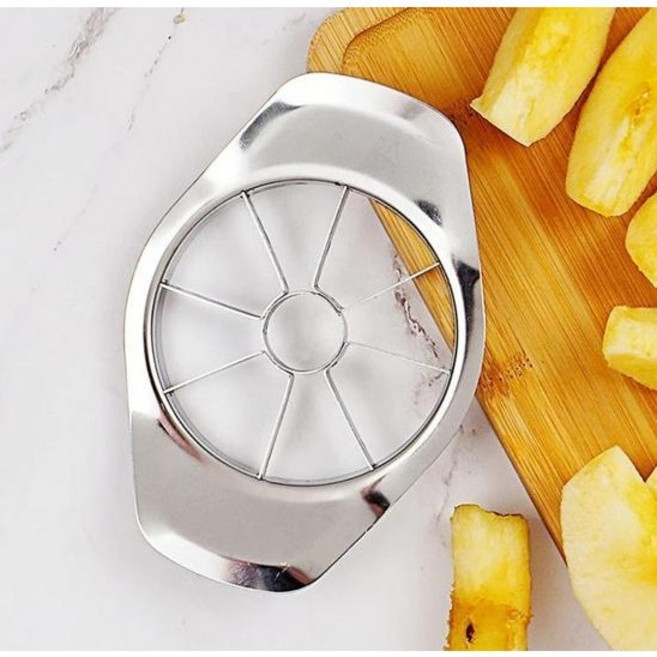 쿠움 사과 커터기 애플 슬라이서 간편사과씨제거, 실버, 1개