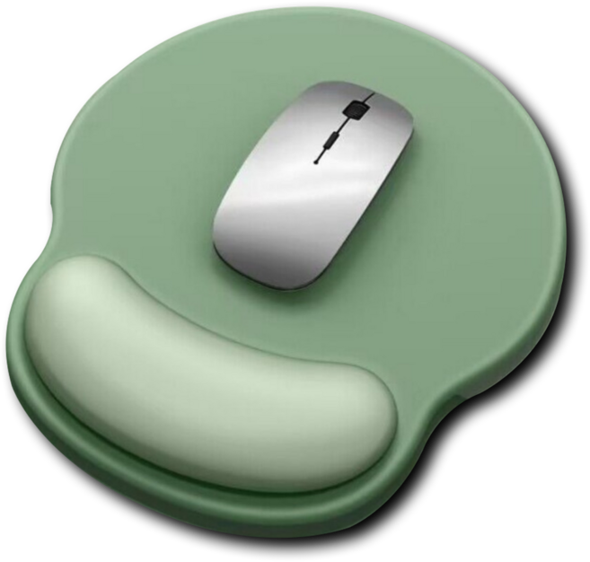 컬쳐엔 손목보호 마우스패드, 그린패드, 1개