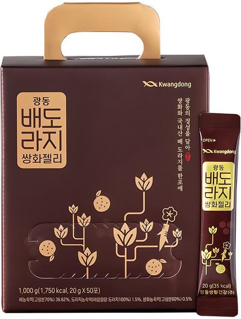광동 배도라지 쌍화젤리 50포, 1kg, 1개