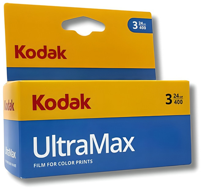 코닥 울트라맥스 ISO 400 24롤 컬러네거티브 필름, 3개