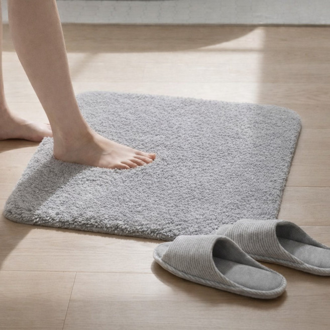 바로 순면 워셔블 발매트 호텔식 프리미엄, 어반 그레이