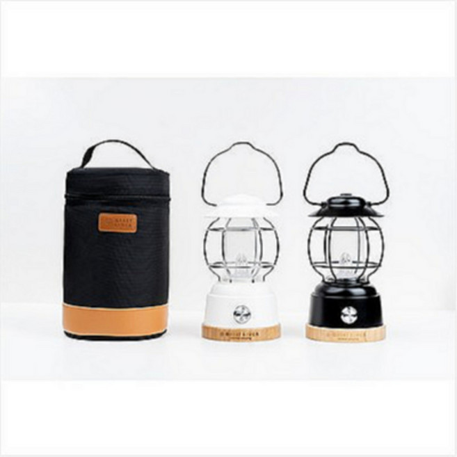마운트리버 블레이즈 랜턴 파우치 캠핑무드등, 1개, 블랙