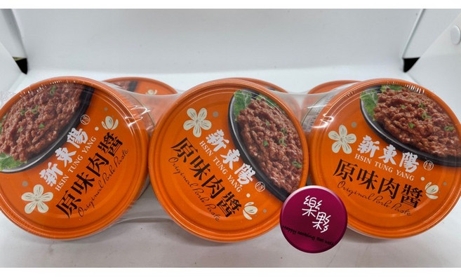 新東陽 肉醬, 1個, 新東陽肉醬（原味）,147公克/罐