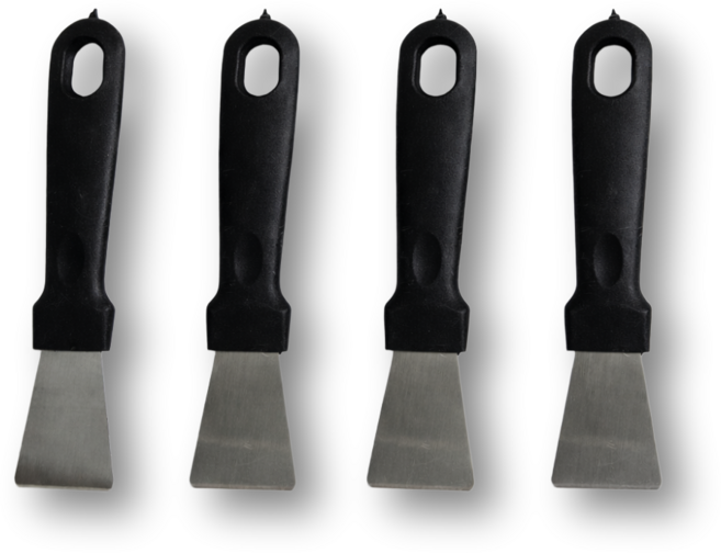 도도몰 다용도 미니 복권 스크래퍼 4p1세트, 4개, 블랙