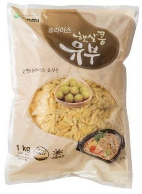 햇살콩 유부 슬라이스 1kg (신미), 2개