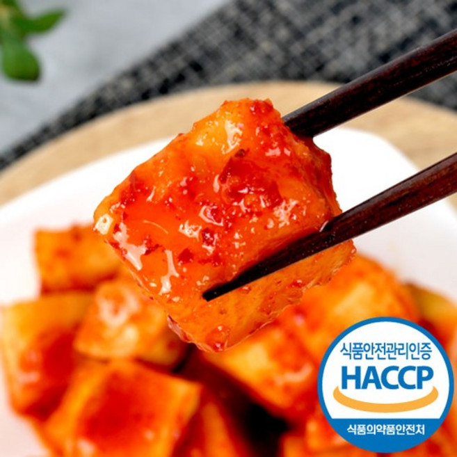 [해뜰] 자연이 만든 깍두기 김치 5kg, 1개