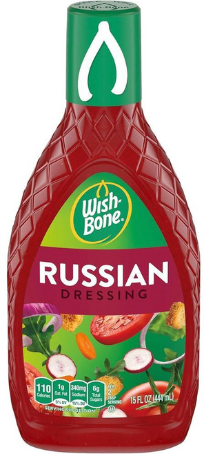 위시 본 샐러드 드레싱 러시안, 444ml, 3개
