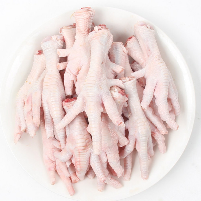 정담앤쿡 국내산 뼈있는 닭발 통닭발 냉동, 1개