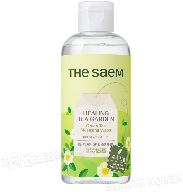 더샘 힐링 티 가든 그린티 클렌징 워터, 300ml, 1개