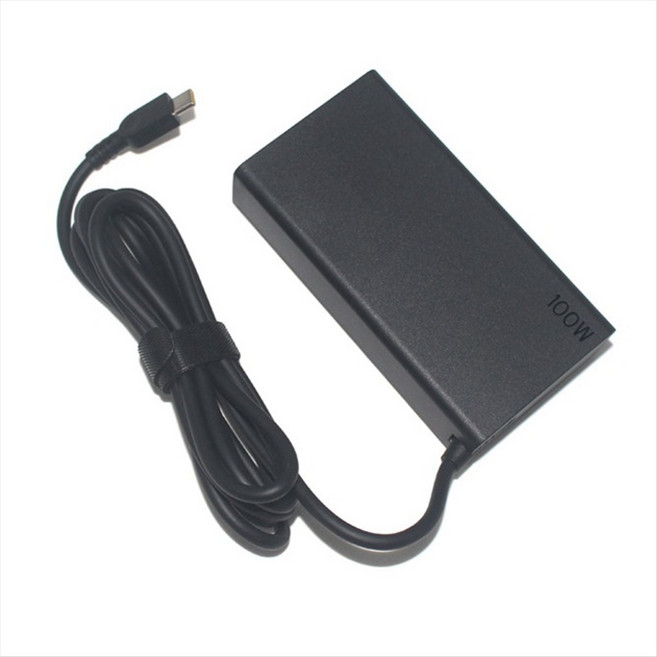 20V 5A 100W USB C 유형 C 노트북 충전기 Lenovo 아이디어 PAD5 PRO16 전원 공급 장치 ADL100YLC3A ADL100YDC3A 용 AC 어댑터, 1개, 검은색