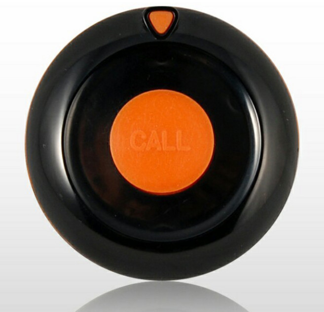 EY-200 블랙 이지콜 무선 호출벨 식당 주문 응급 방수 장거리 벨, 1개