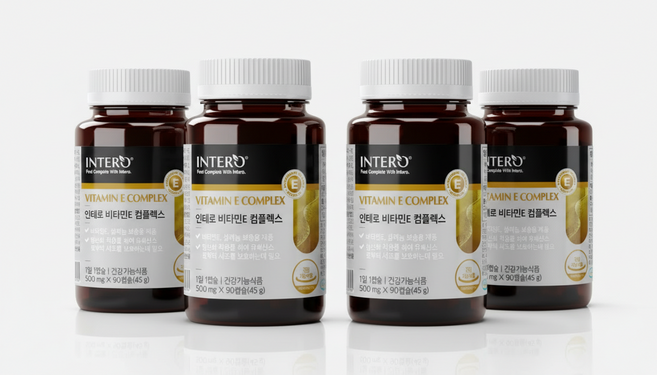 비타민E 컴플렉스 400IU 90캡슐 4개, 90정