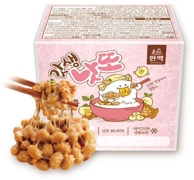 생산직송 저당고단백 갓생 낫또(소스동봉), 30개, 49.5g