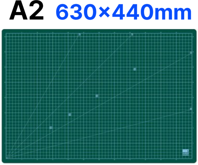 커팅매트 녹색 A2 620x450 1p 책상 깔개 덮게 사무실 pic*925mV, 본상품선택