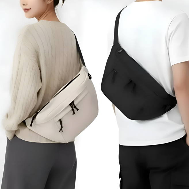 DUGN 남녀공용 데일리 메신저백 크로스백 슬링백 힙색 가방