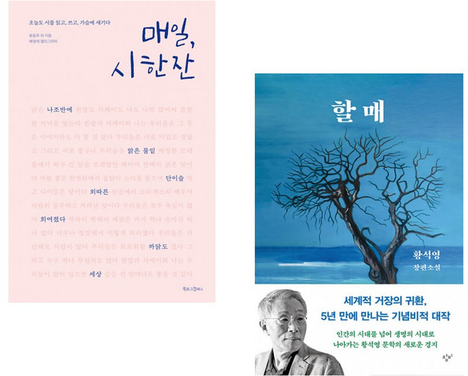 (윤동주) 매일 시 한 잔 + (황석영) 할매 (전2권)