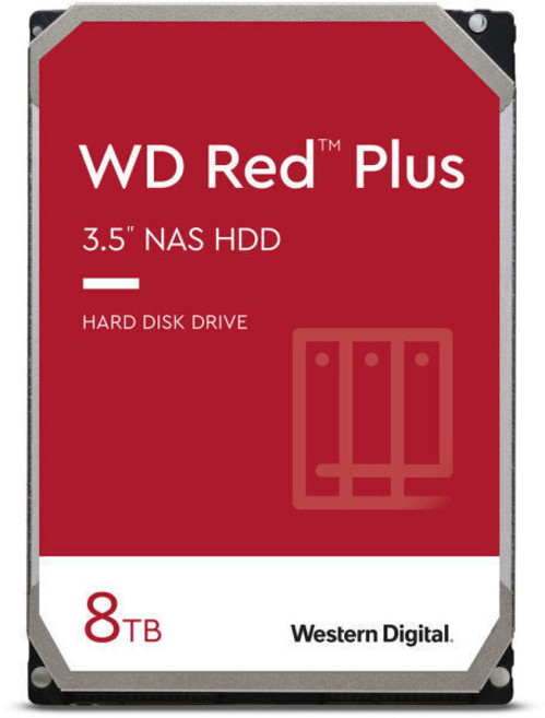 [공식대리점] WD Red Plus WD80EFPX 8TB 나스 NAS 서버 HDD 하드디스크 CMR