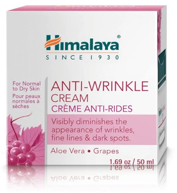 Himalaya Herbals Anti-Wrinkle Cream 50g, 1개 - 쿠팡