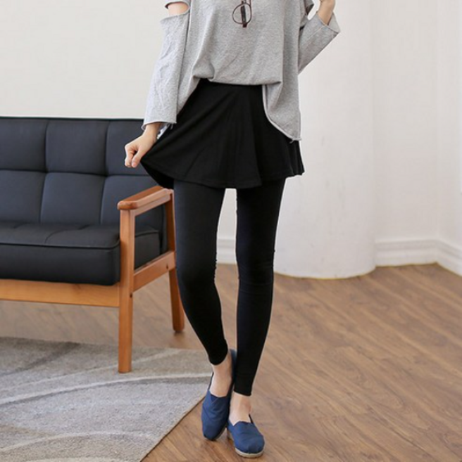 센스빅 빅사이즈 플레어 치마 레깅스